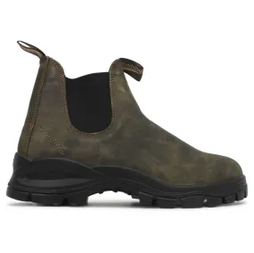 2239 Water-Resistant Leather Unisex Chelsea Boots