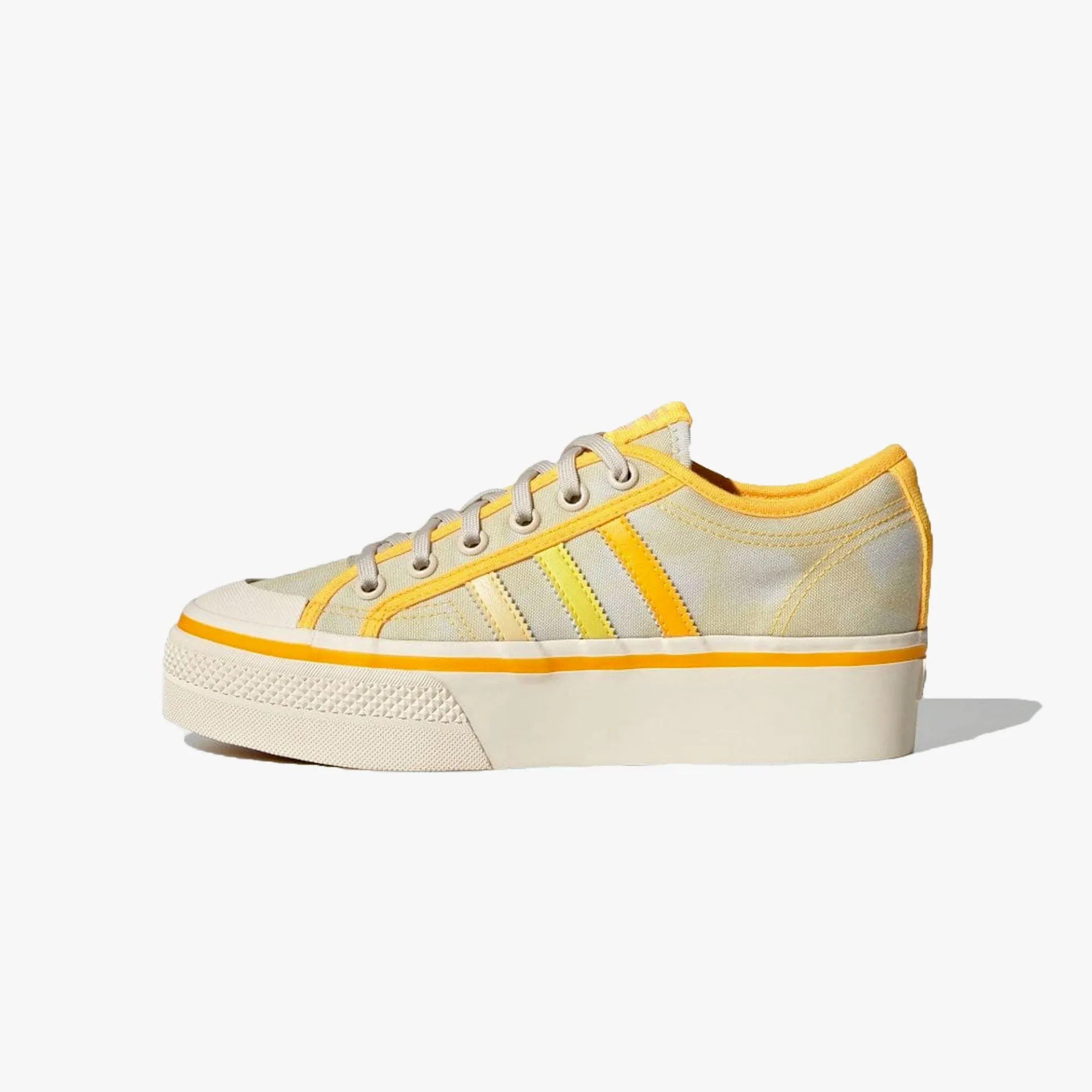 Adidas Originals | WMN'S NIZZA PLATFORM  { ALMOST YELLOW / ORANGE TINT