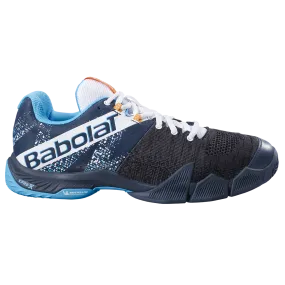 Babolat Men's Movea Padel Shoe Grey Scuba Blue