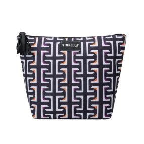 Black Geo Cosmetic Bag