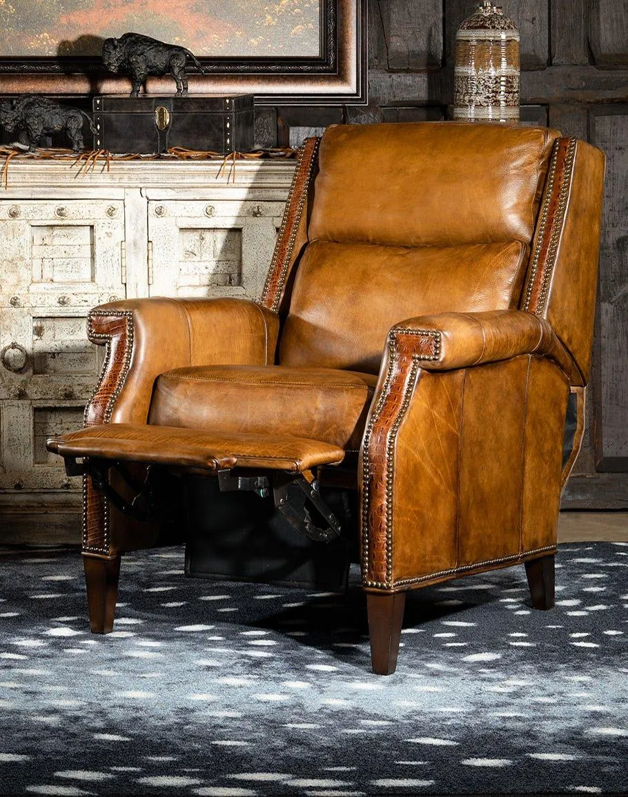 Brando Saddle Leather Recliner