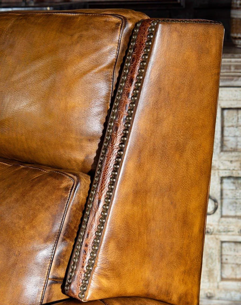 Brando Saddle Leather Recliner