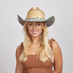 Cassius Straw Cowboy Hat - Bourbon Cowgirl