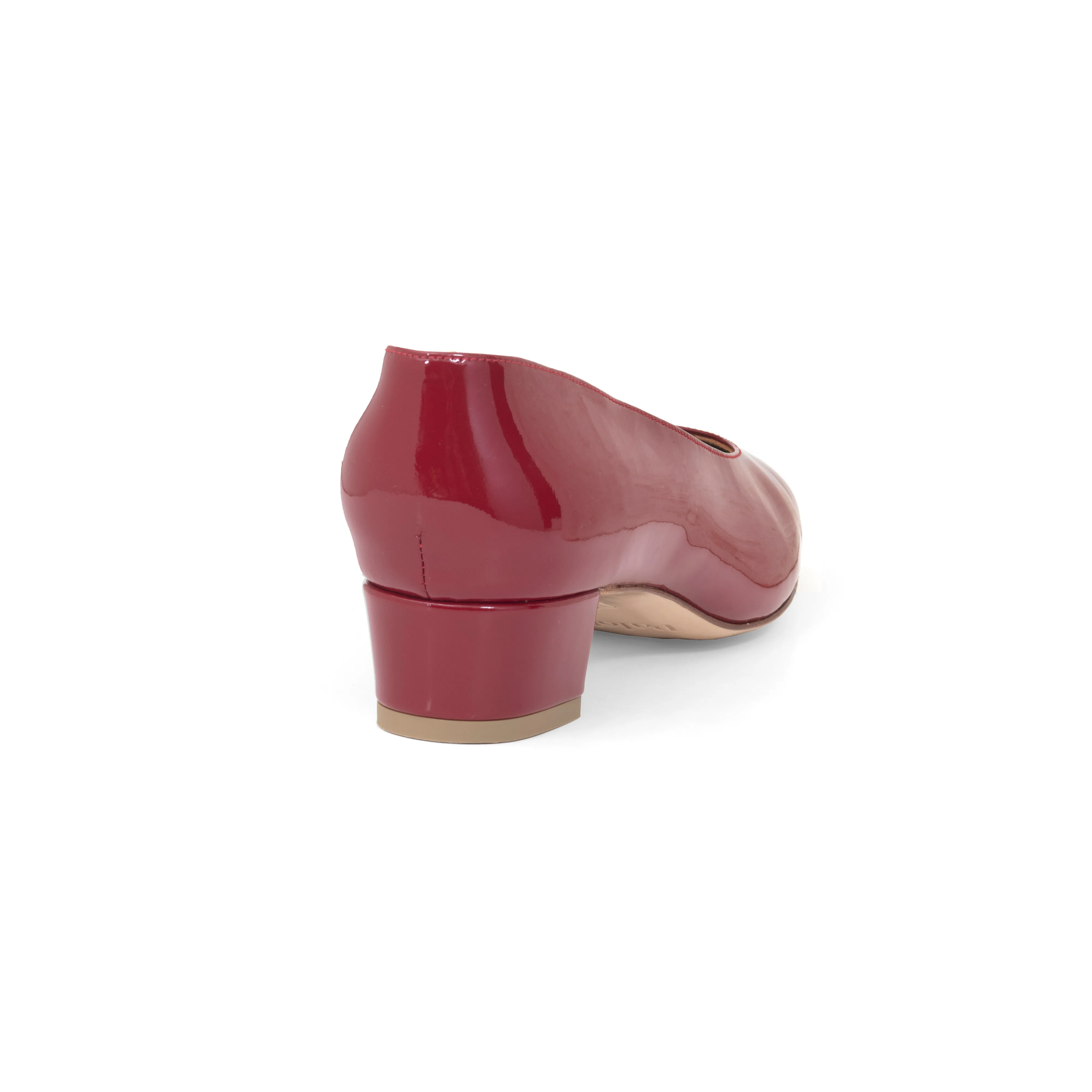 Cate 35 Pump in Rouge Patent Leather