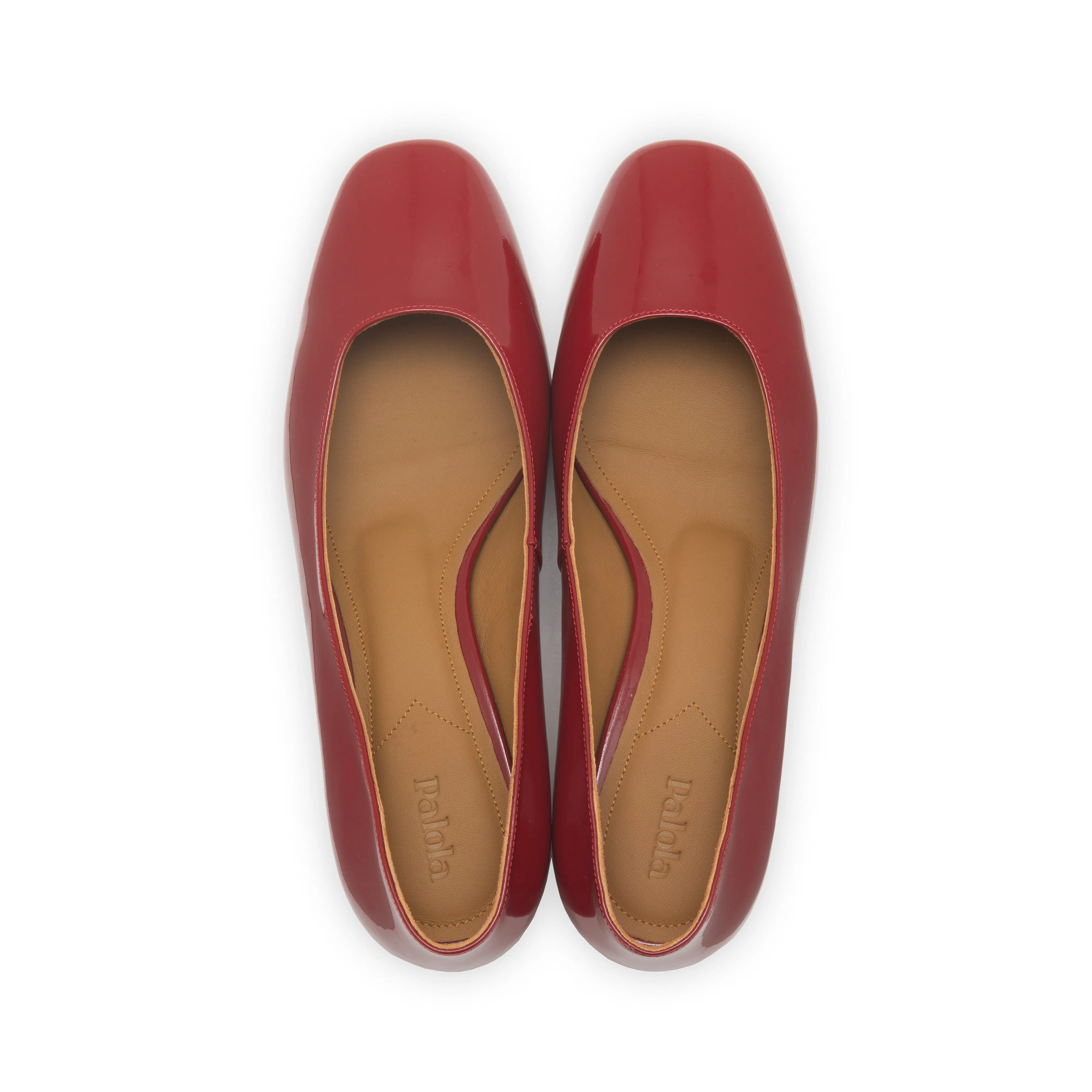 Cate 35 Pump in Rouge Patent Leather