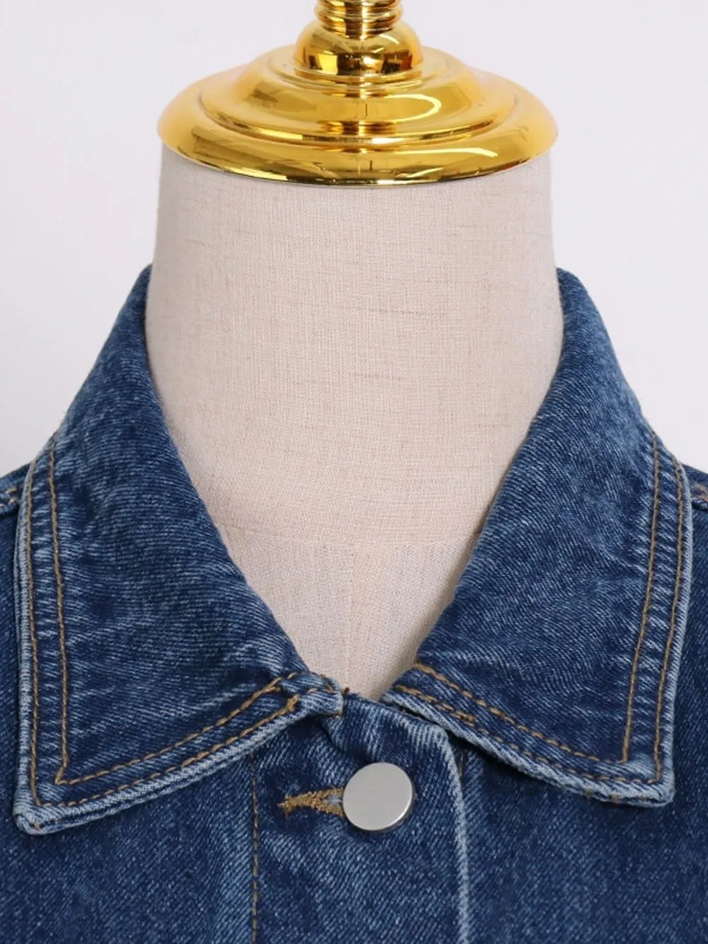 Chain Tassel Denim Jacket