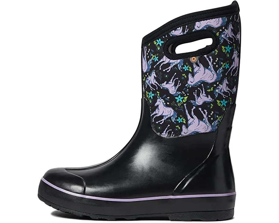 Classic II Unicorn Awesome Black Multi (Size 8c-5Y)