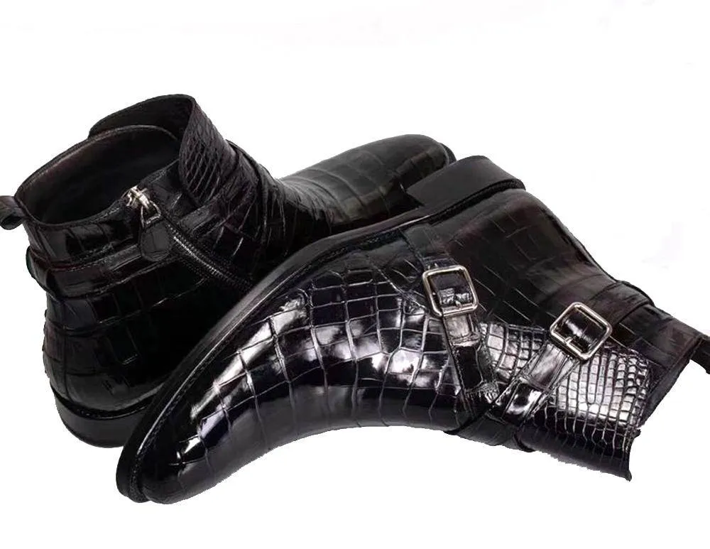 Crocodile Shoes Crocodile Leather  Boots