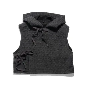 EG Quilted Hooded Knit Liner Charcoal 24F1B039