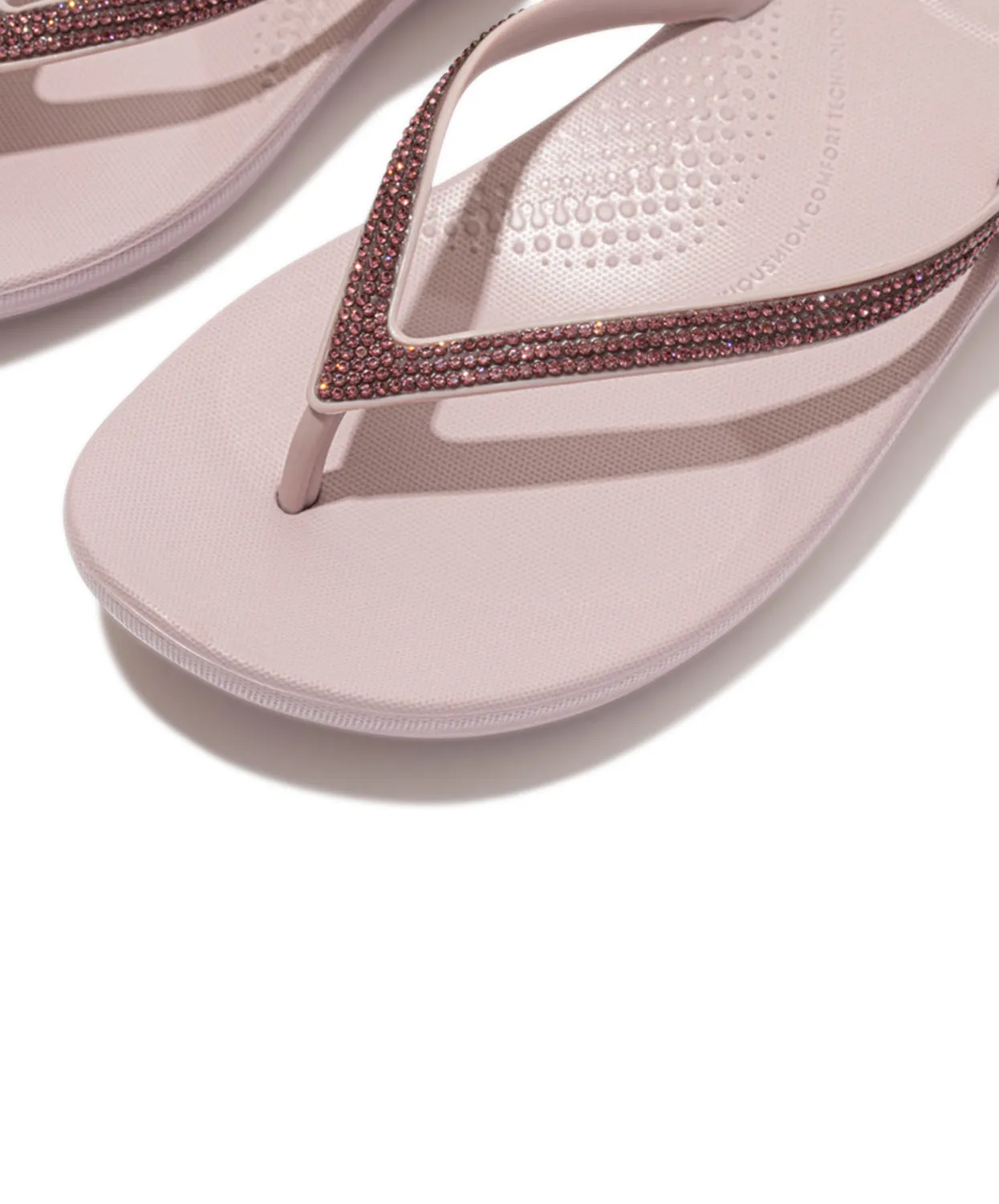 FitFlop iQushion Sparkle Thongs Purple