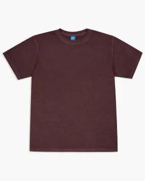 Good On S/S Crew Tee - Pigment Dyed Bordeaux