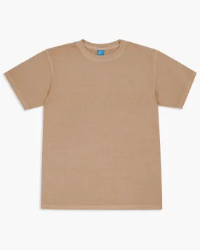 Good On S/S Crew Tee - Pigment Dyed Latte