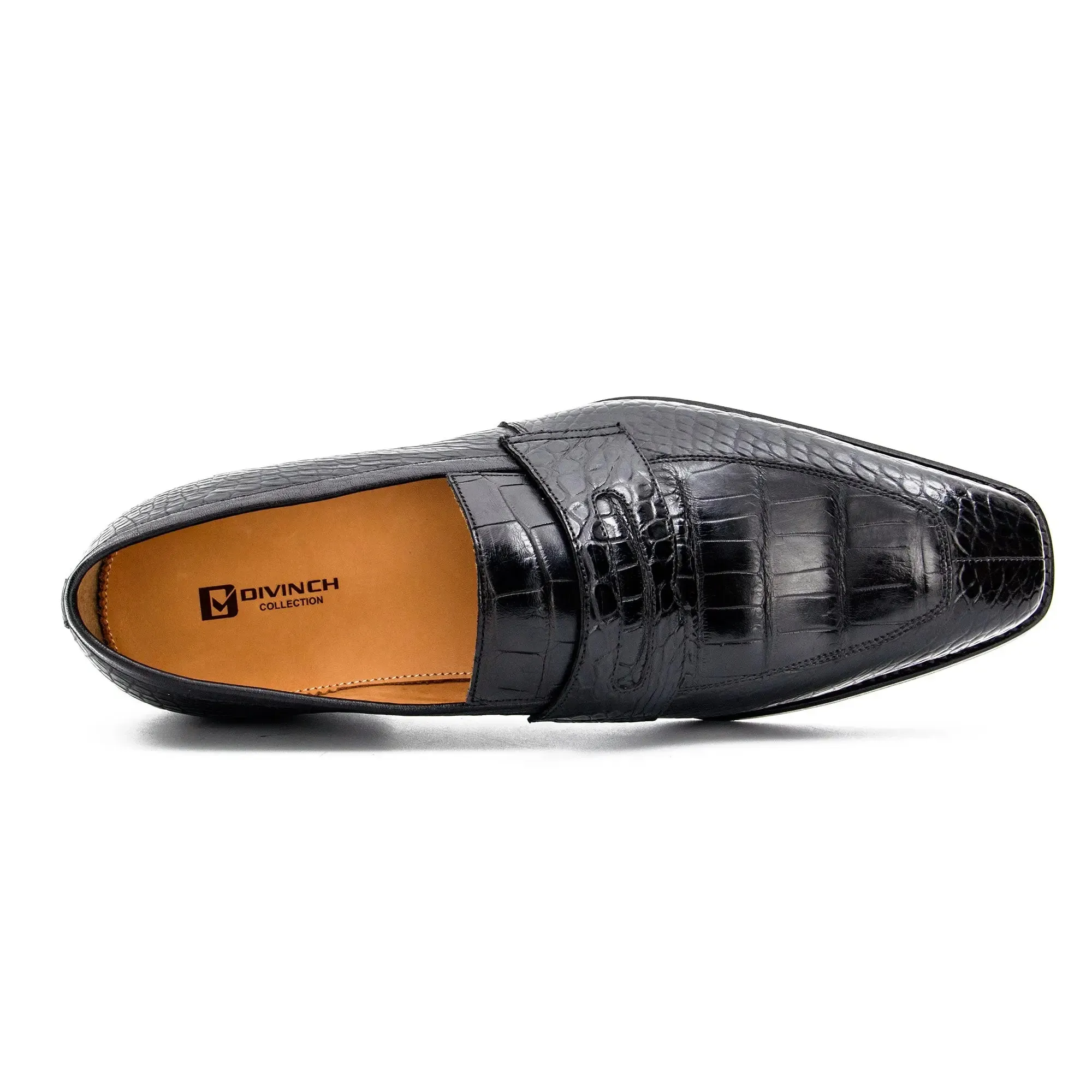 Goodyear Welted Crocodile Leather Loafers