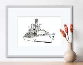 HMS Northumberland - F238 - INDIGO ZULU INK