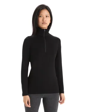 Icebreaker Women's Merino 260 Tech Long Sleeve Half Zip Thermal Top Size: XL