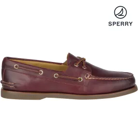 Men's Gold Cup Authentic Original Fairhaven Burgundy Boat Shoe (STS21443)