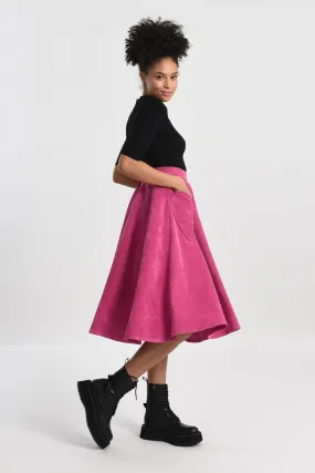 Molly Bracken Pink Woven Skirt