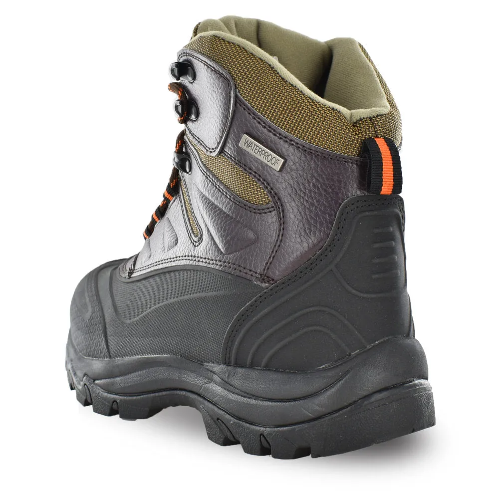 Nord Trail Men's Nova Brown Waterproof 400g Thinsulate® Winter Snow Hiking Boot