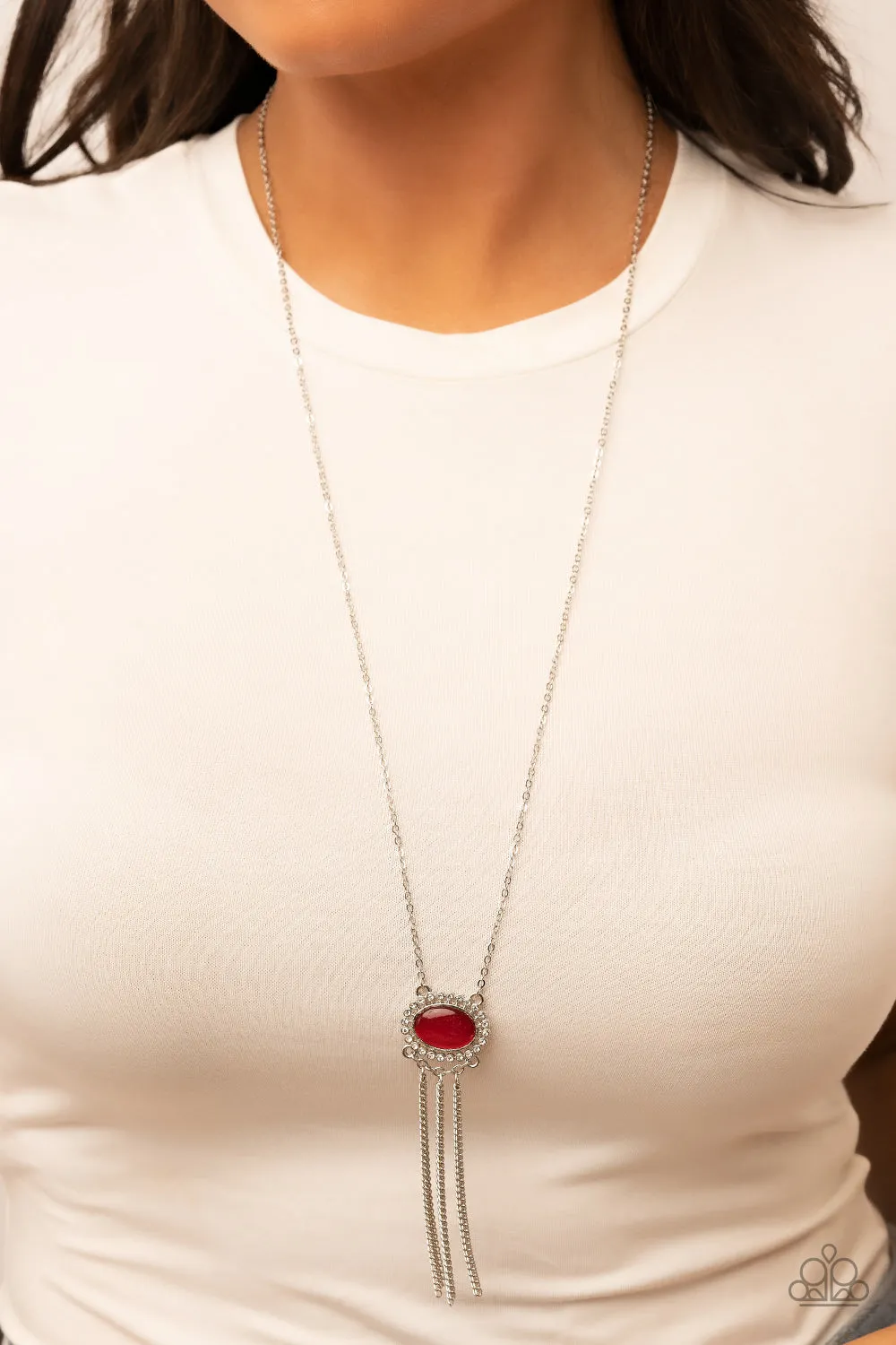 Paparazzi Happily Ever Ethereal - Red Necklace