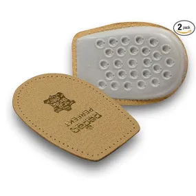 Perfekt - Leather Heel Pad with Latex Cushion (1 Pair)