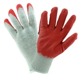 PIP Economy Weight Seamless Knit Cotton/Polyester Glove with Latex Coated Smooth Grip on Palm & Fingers