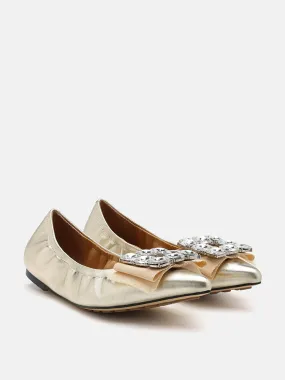 Raquel Diamante Pointed Toe Flats