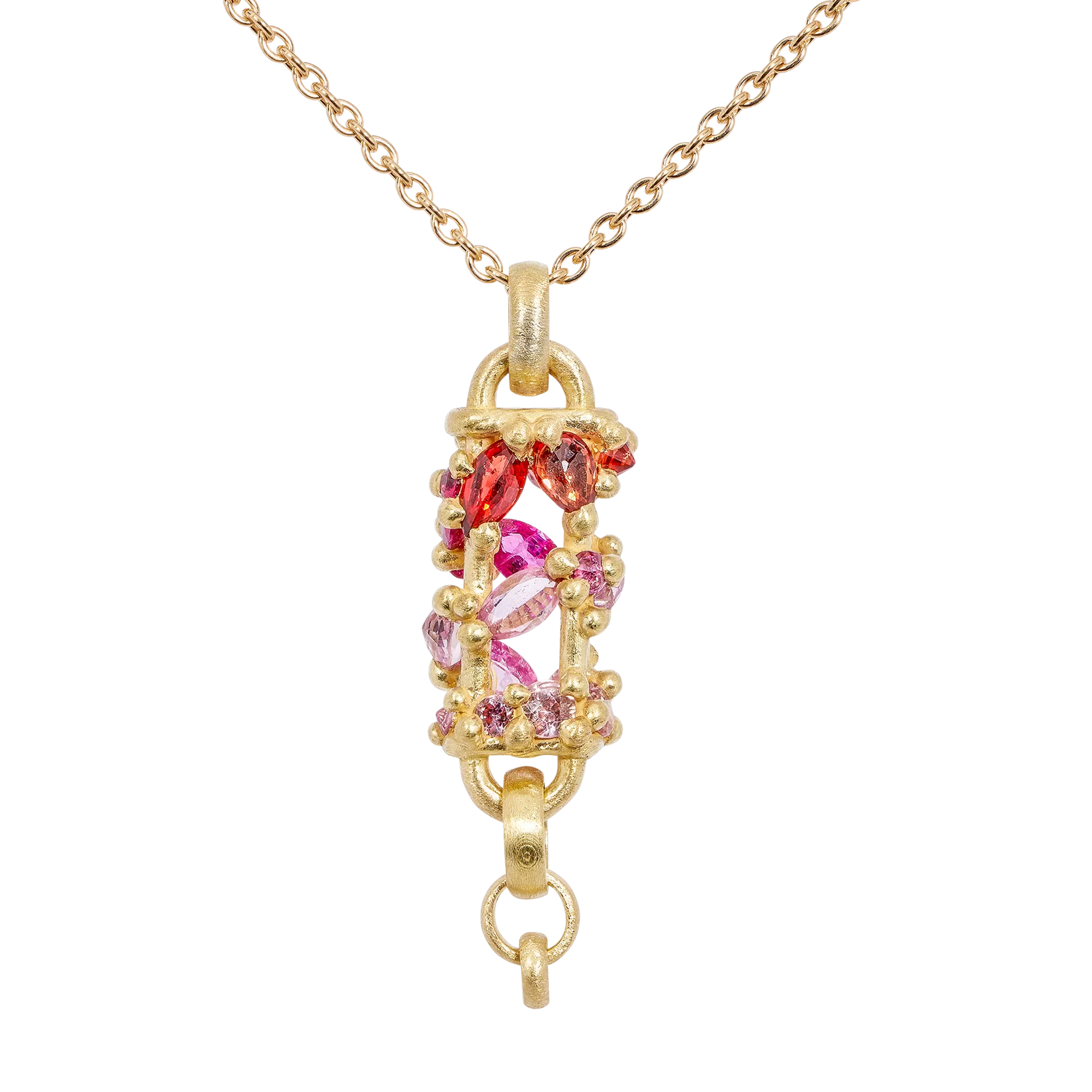 Vertical Plum Blossom Fontaine Necklace - 9965