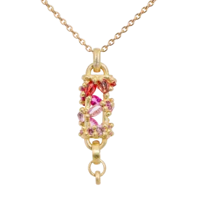 Vertical Plum Blossom Fontaine Necklace - 9965